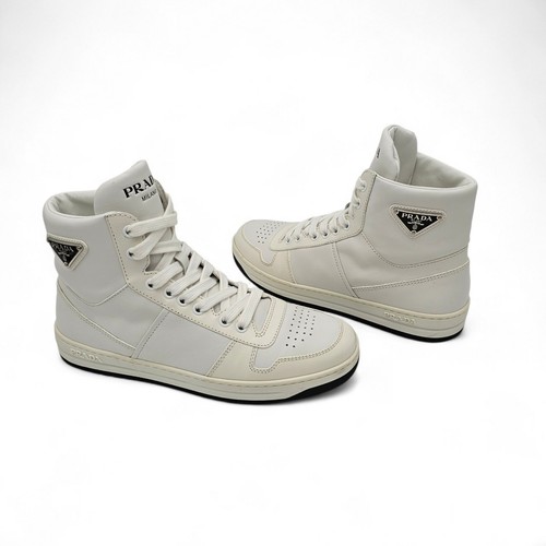Prada high top sneaker white - prada,